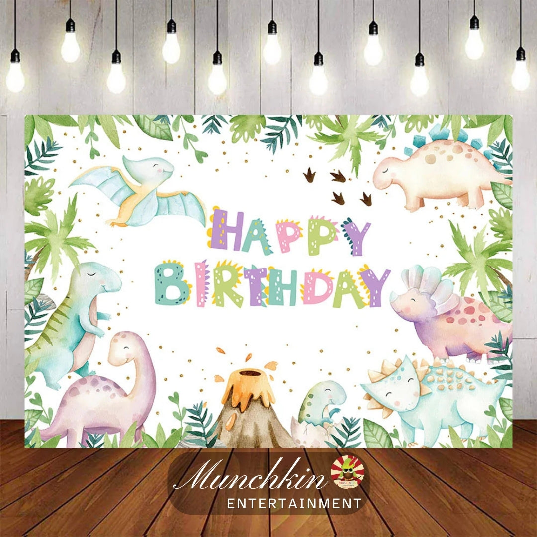 We love dinosaur theme banner only