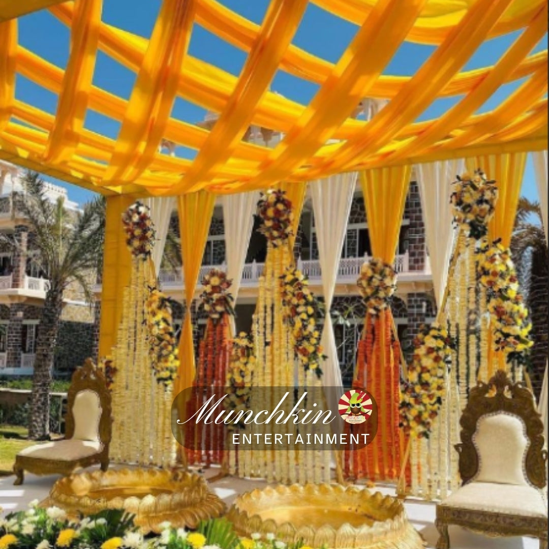 Haldi Haven Backdrop