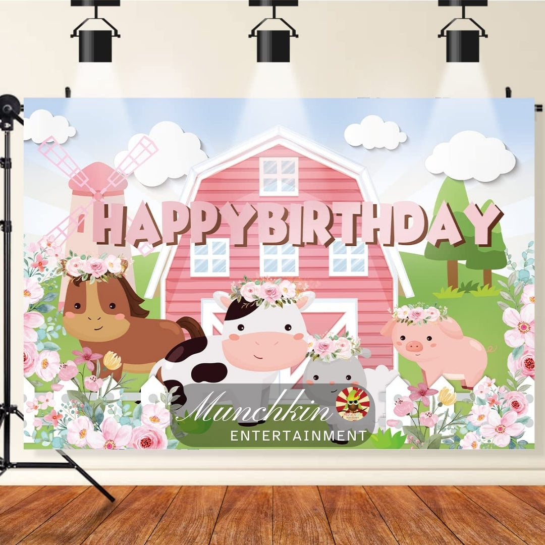 Pink Farm yard theme