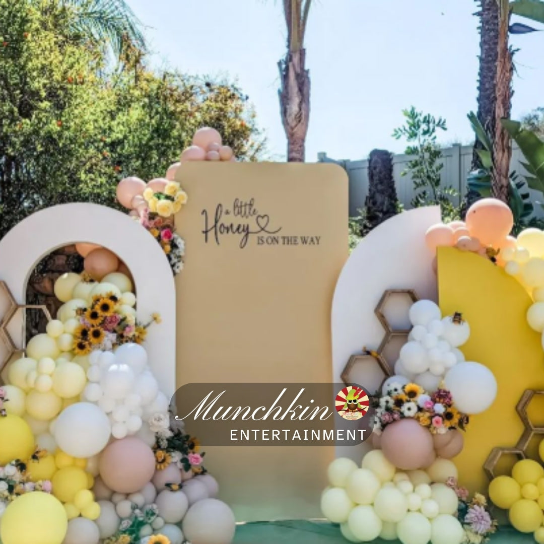Little Honeybee 4 panelled backdrop